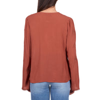 Wrangler® Womens Roxana Long Sleeve Blouse