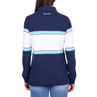 Wrangler® Womens Piper Stripe Rugby