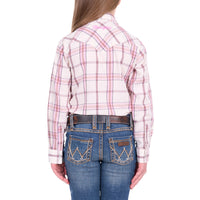 Wrangler® Girls Henley Logo Long Sleeve Shirt