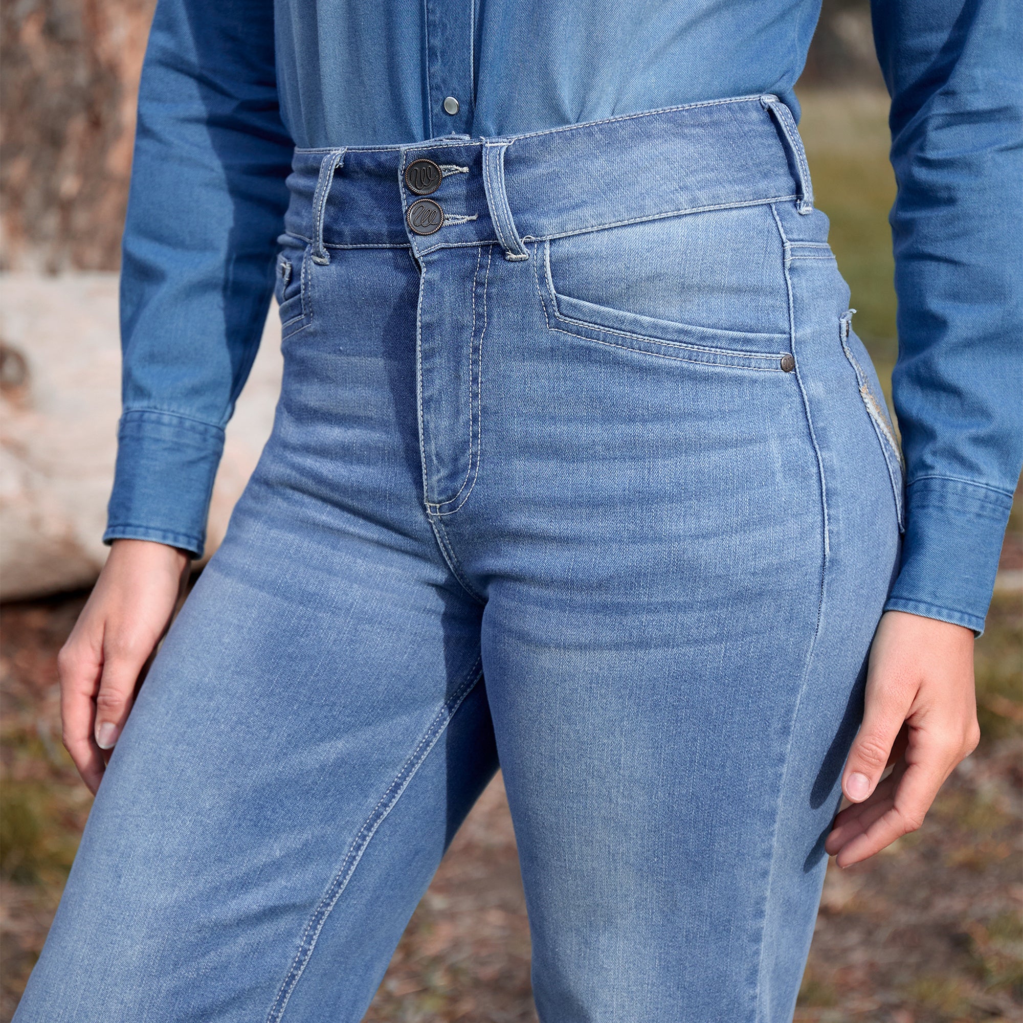 Wrangler® Womens Chloe Hi Rise Jeans 30 Leg Length