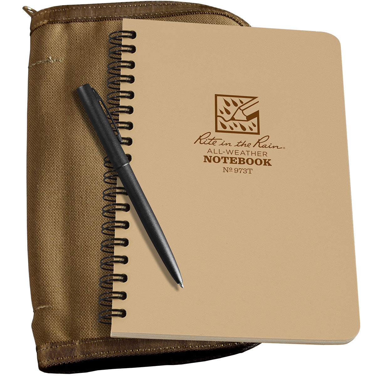 Rite In The Rain Side Spiral Notebook Kit With Cover