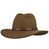 Front of Akubra Coober Pedy Hat in Khaki