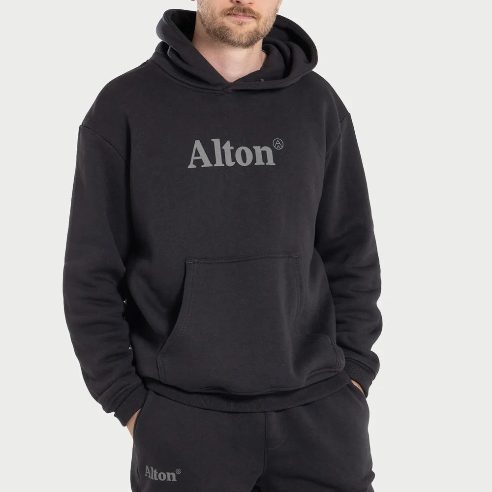 Alton Goods Men's Transit Hoodie in Charcoal