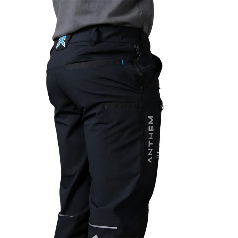 Back of Black Anthem Mens Triumph Straight Leg Pants