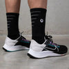 Anthem 2 Pack Performance Socks being worn with sneakers