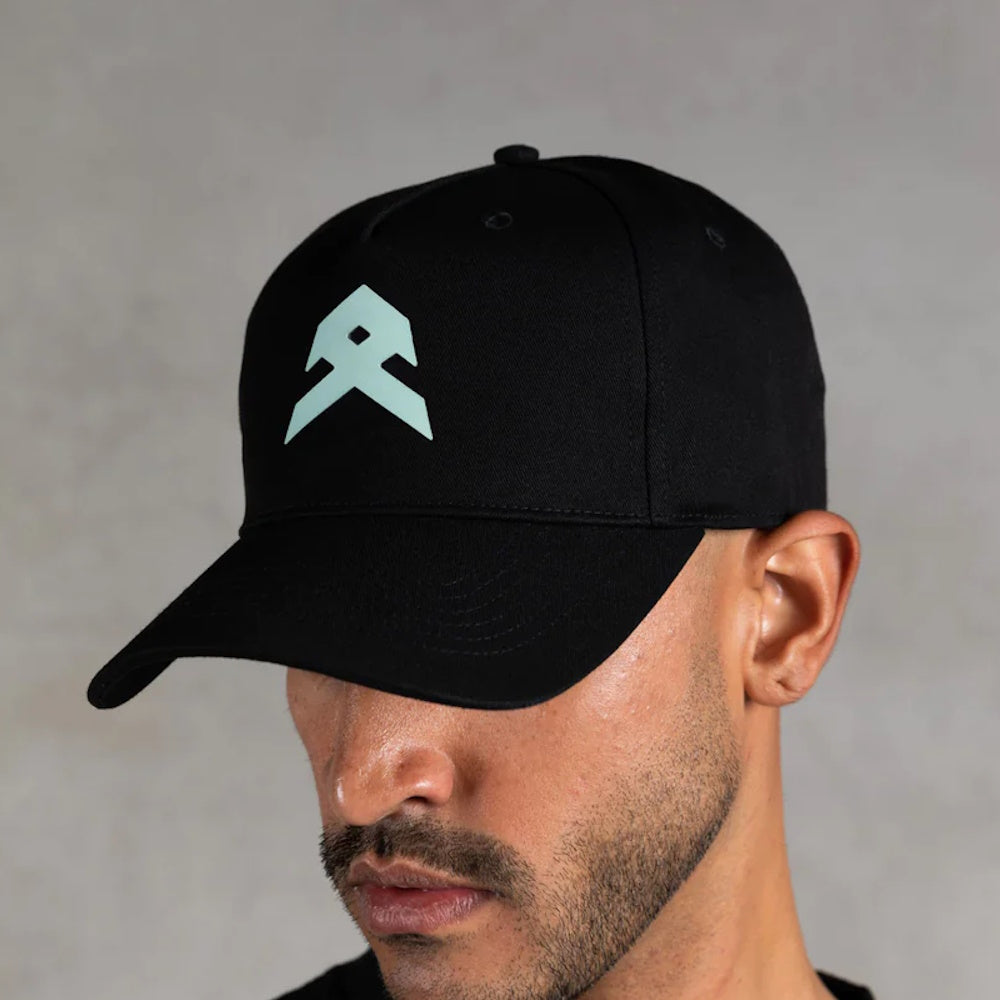 Front of Anthem Icon Cap in Black