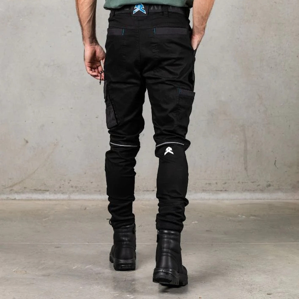 Back of Anthem Mens Victory Pants in Black