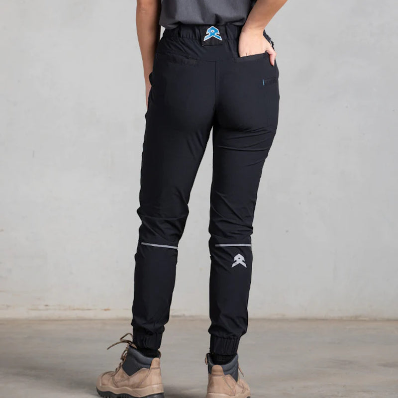 Back of Anthem Womens Triumph Pants in Black