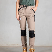 Front of Anthem Womens Triumph Pants in Khaki