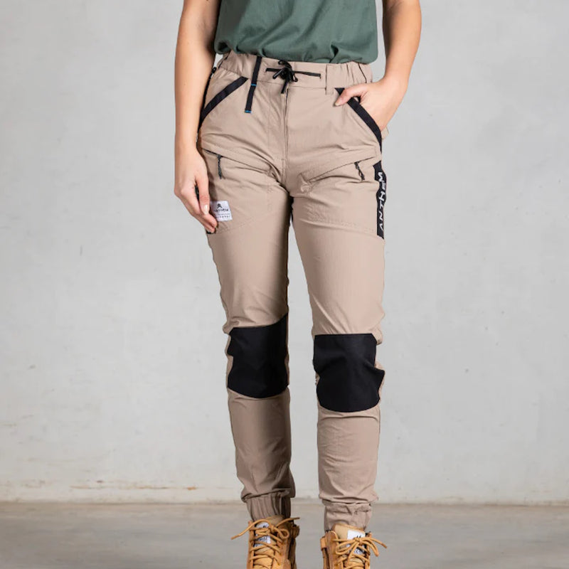 Front of Anthem Womens Triumph Pants in Khaki