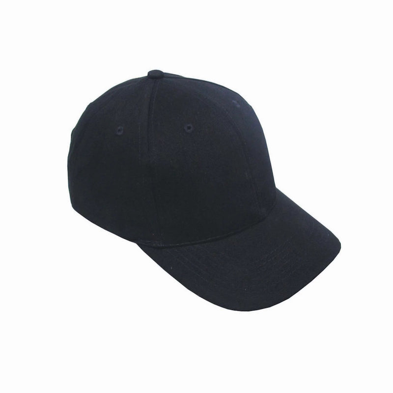 Black Avenel Cotton Baseball Cap