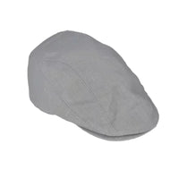 Avenel Linen/Cotton Blend Flat Cap