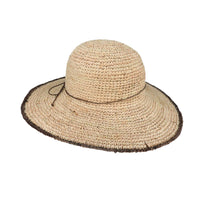 Avenel Womens Raffia Wide Brim Hat