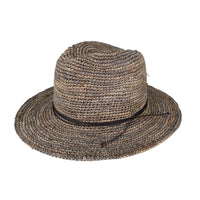 Avenel Womens Crochet Raffia Fedora