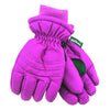 Avenel Kids Waterproof Thinsulate Ski Gloves in Pink