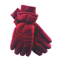 Avenel Kids Waterproof Thinsulate Ski Gloves in Red