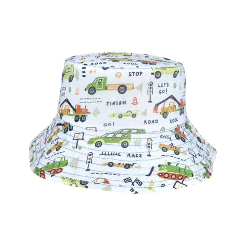 Avenel Kids Automobile Print Cotton Hat