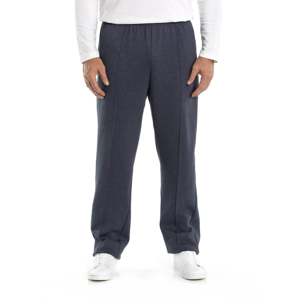 Breakaway Mens Snowy Mountain Fleece Pants in Denim Marle