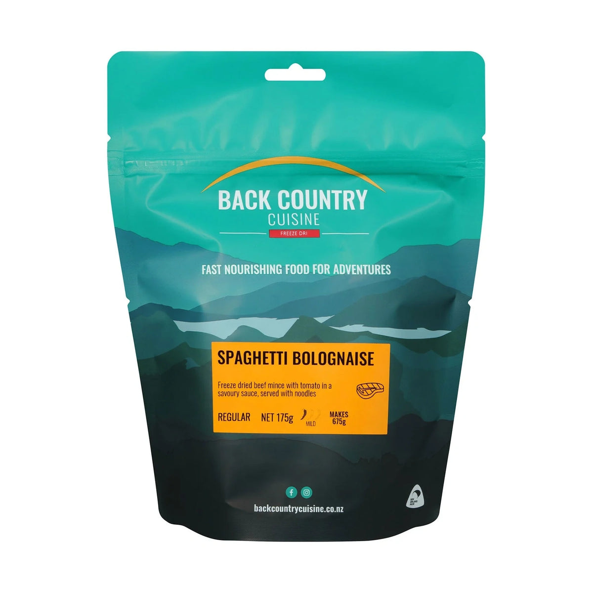 Back Country Spaghetti Bolognaise Regular Serve