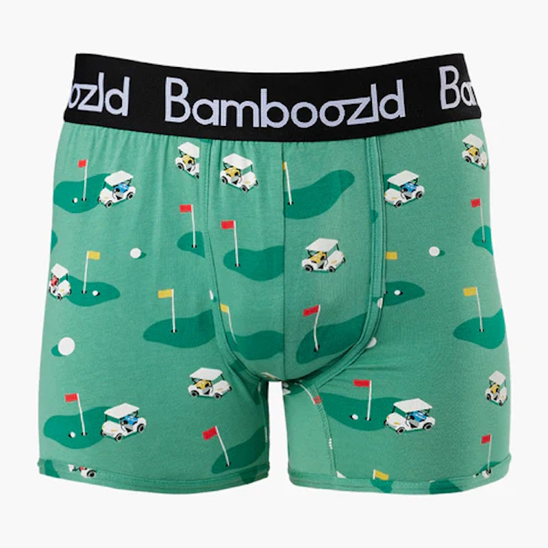 Bamboozld Mens Golf Green Trunk