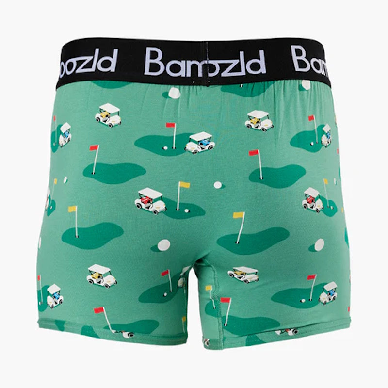 Bamboozld Mens Golf Green Trunk