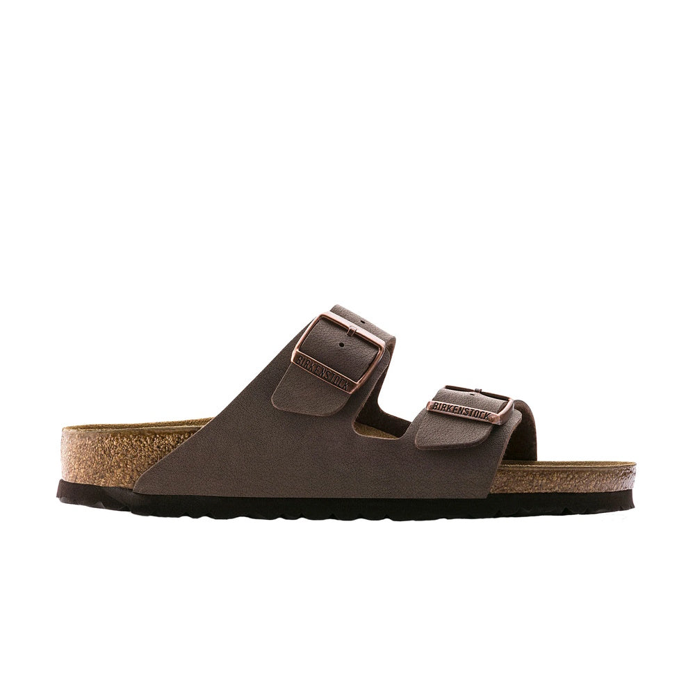 Birkenstock Arizona BirkiBuc Regular Width Sandals (Mocca)