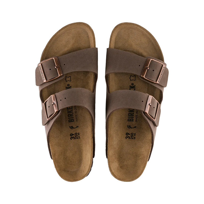 Birkenstock Arizona BirkiBuc Sandal (Mocca)