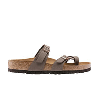 Birkenstock Mayari BirkiBuc Thong Sandal (Mocca)