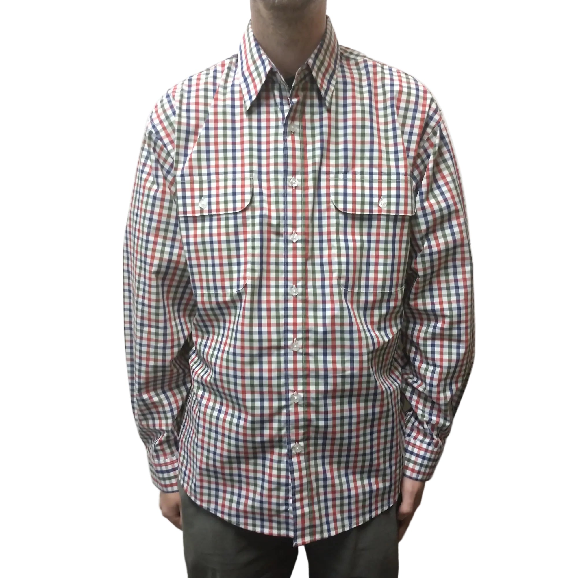 Bisley Mens Long Sleeve Check Shirt (Multi)