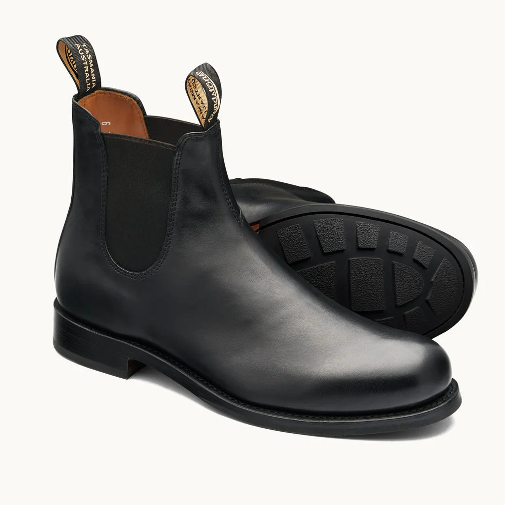 Blundstone 156 Heritage Black Leather Elastic Side Boots