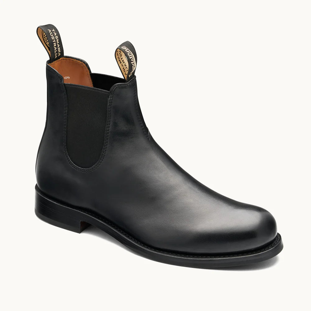 Blundstone 156 Heritage Black Leather Elastic Side Boots