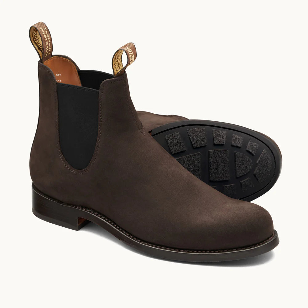 Blundstone 159 Heritage Chocolate Leather Elastic Side Boots