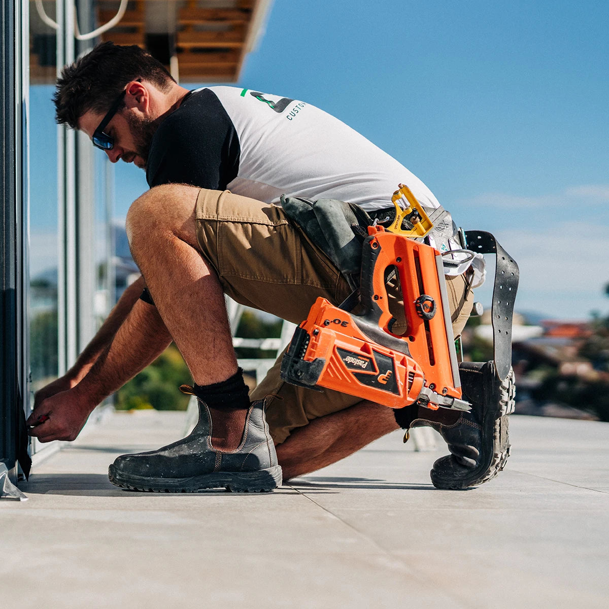 Blundstone 172 Safety Elastic Side Boots Stout Brown Allgoods