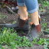 Blundstone 405 Non Safety Elastic Sided Work Boots being worn in garden