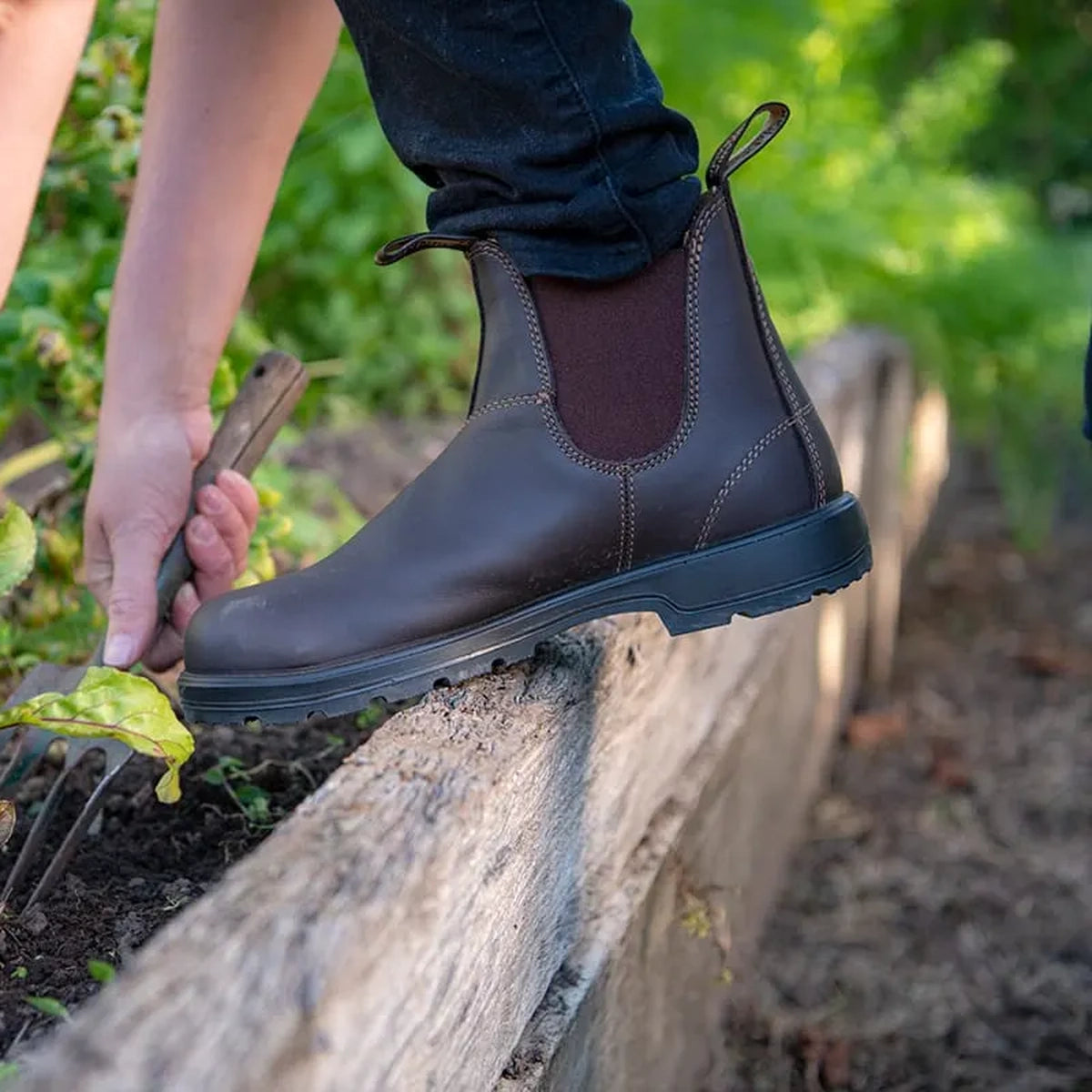 Blundstone 650 Elastic Sided Work Boots (Walnut) – Allgoods