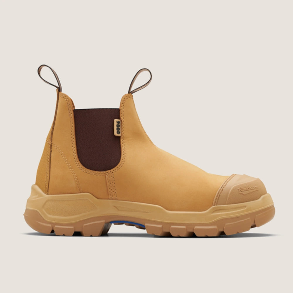 Blundstone 9000 RotoFlex Elastic Side Safety Boots (Wheat)