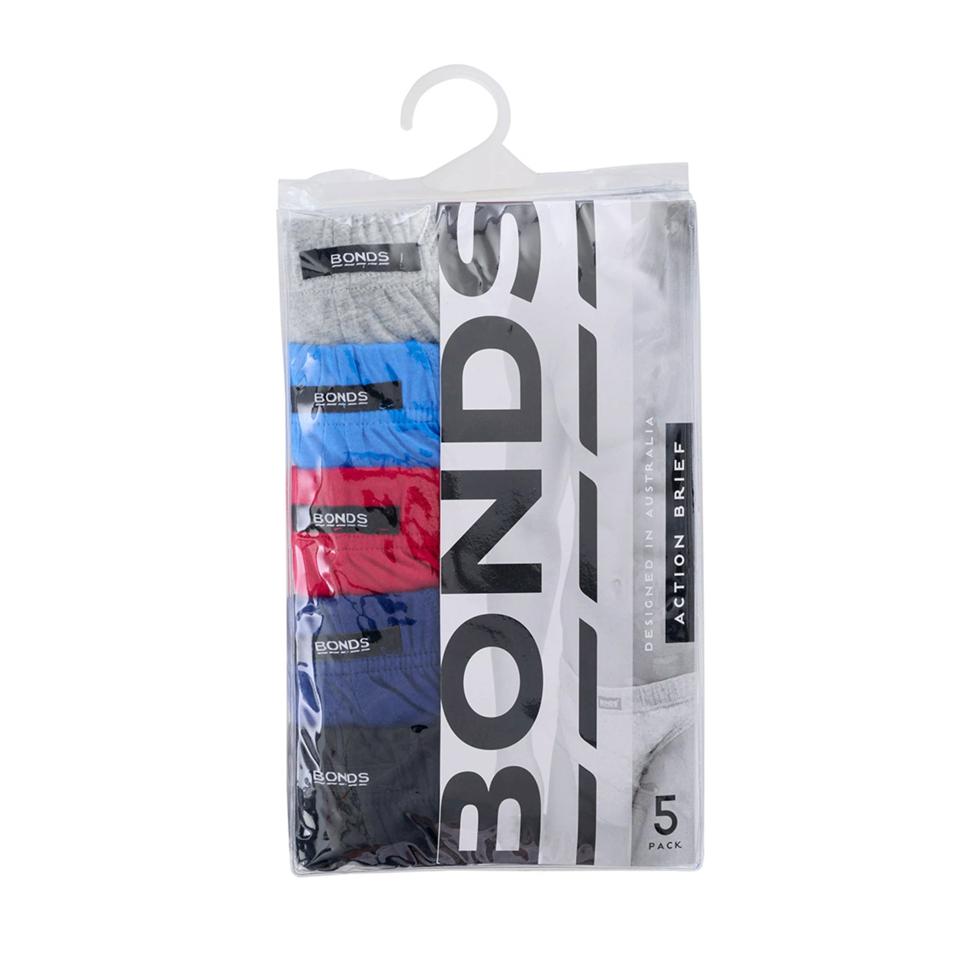 Bonds Mens Action Briefs 5 Pack