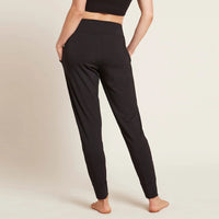 Back of Boody Downtime Lounge Pants in Black