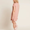 Back view of Boody Goodnight Night Dress in Dusty Pink
