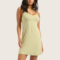 Boody Goodnight Slip Sleep Dress (Sage)