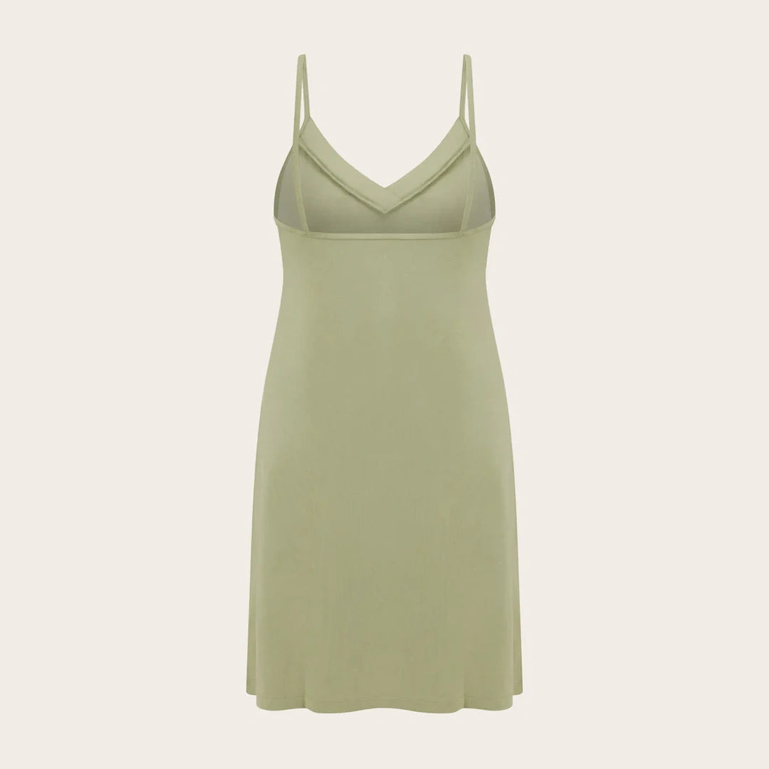 Boody Goodnight Slip Sleep Dress (Sage)