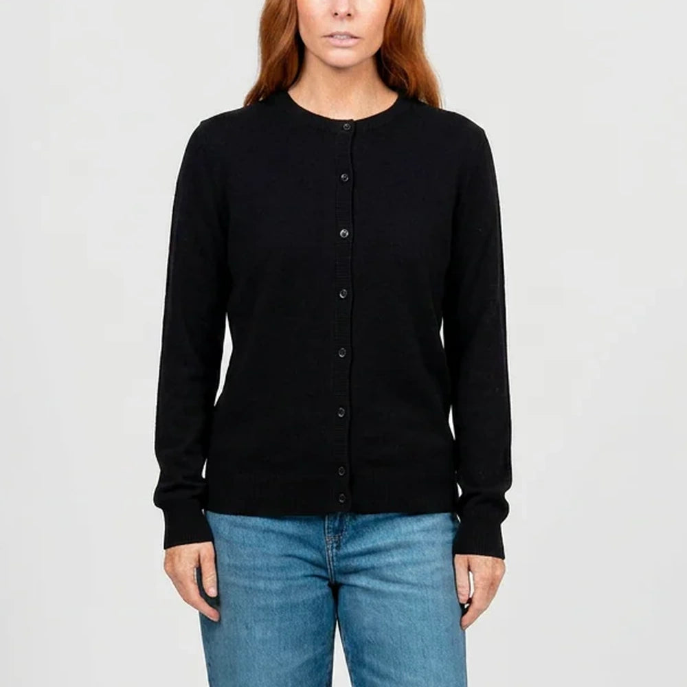 Bridge & Lord Womens Kate Crew Neck Cardigan