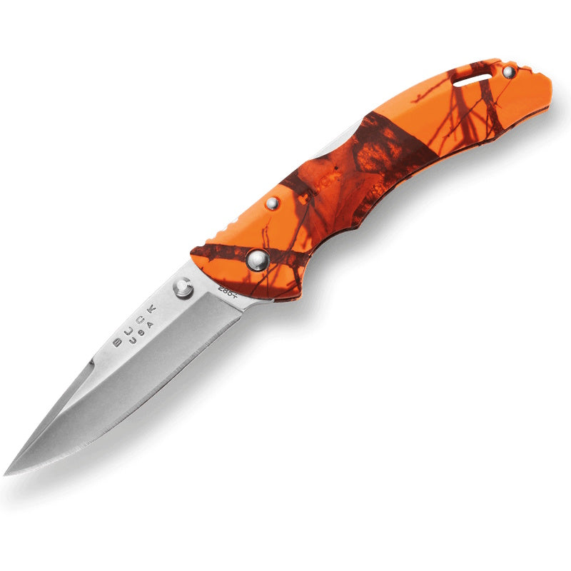 Buck 285 Bantam BLW Folding Knife in Blaze Mossy Oak Camo
