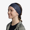 Buff Coolnet UV Wide Headband (Solid Night Blue)