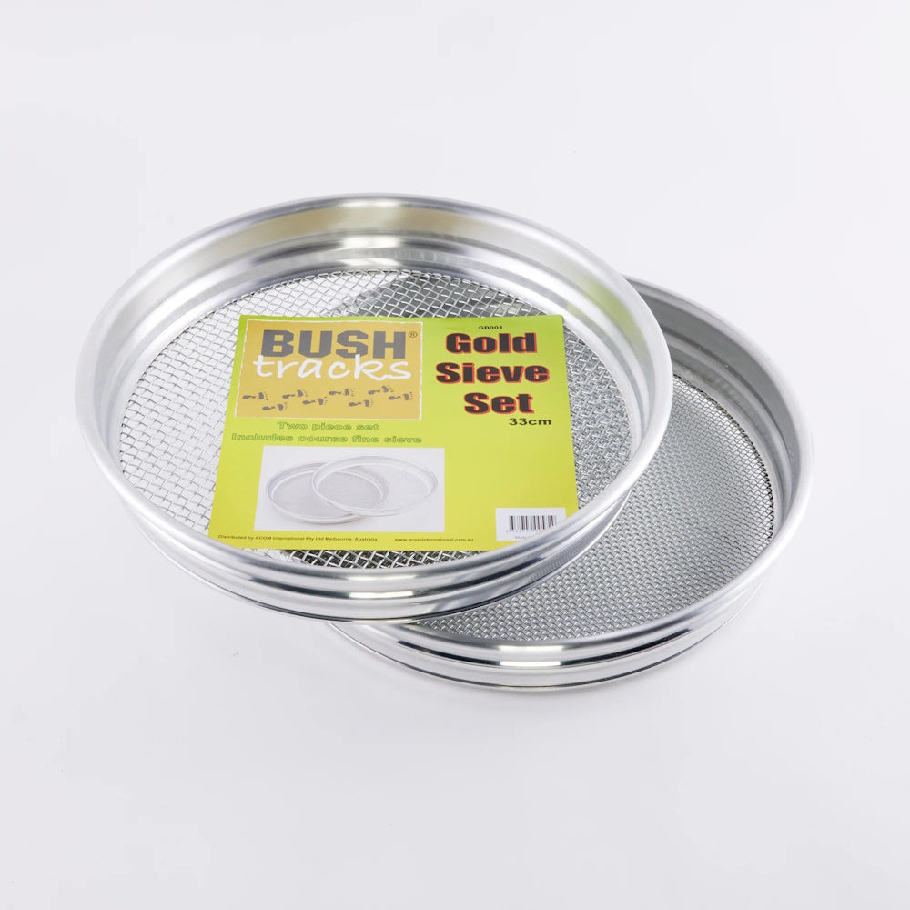 Bush Tracks Aluminium Gold Sieve Set