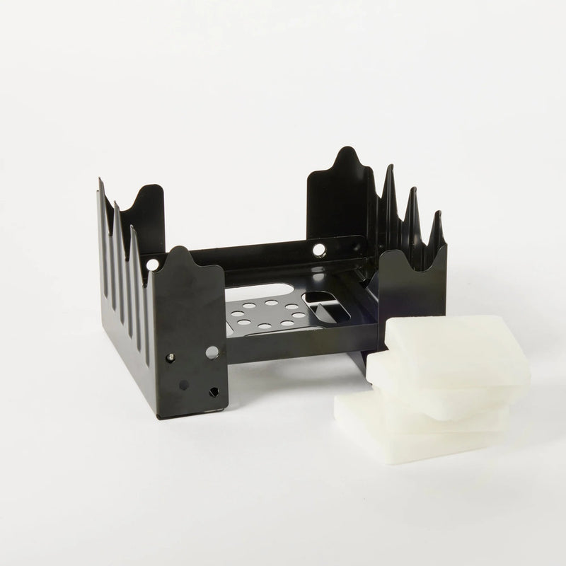 Bush Tracks Folding Camp Stove Black