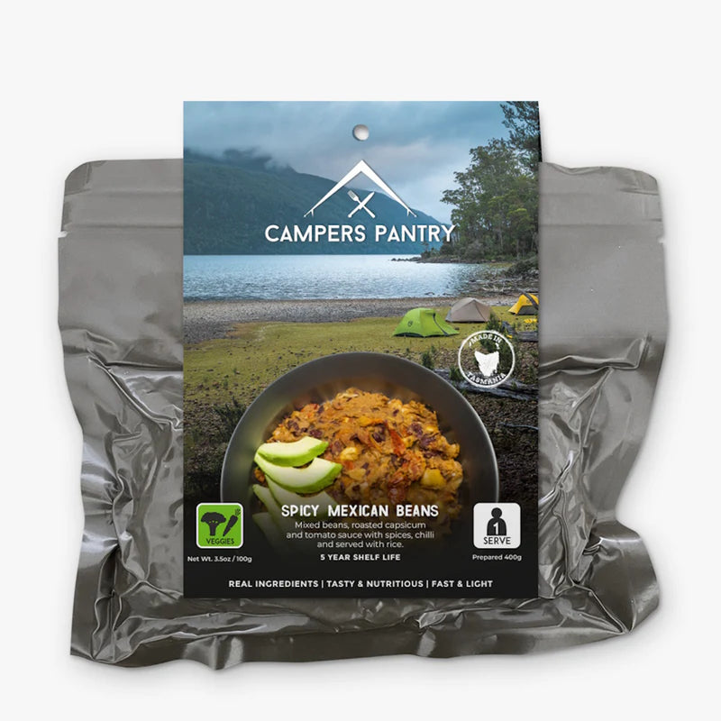 Campers Pantry Spicy Mexican Beans Expedition Packet