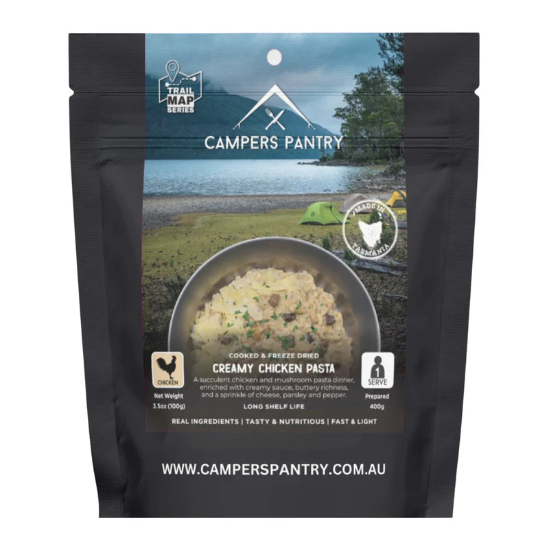 Campers Pantry cream chicken pasta packet