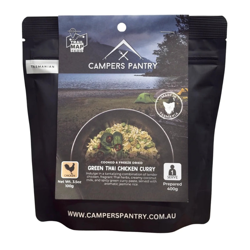 Campers Pantry Green Thai Chicken Curry - Single Serve