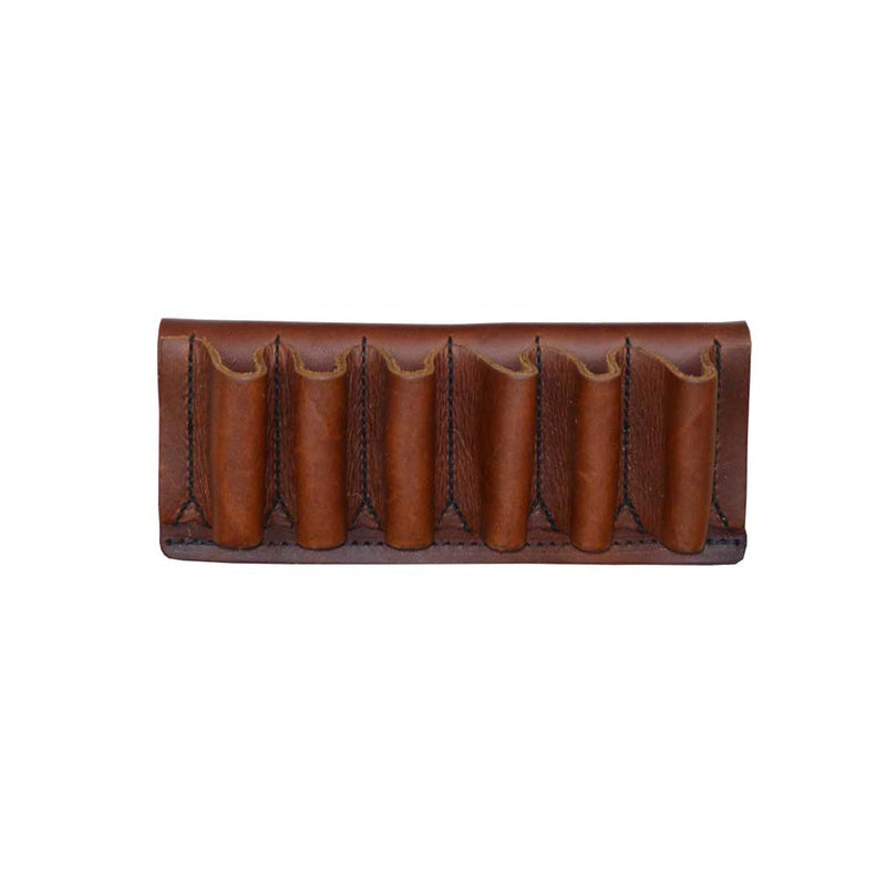Colonial Leather Ammo Belt Sleeve 7mm/243/308 6 Rounds